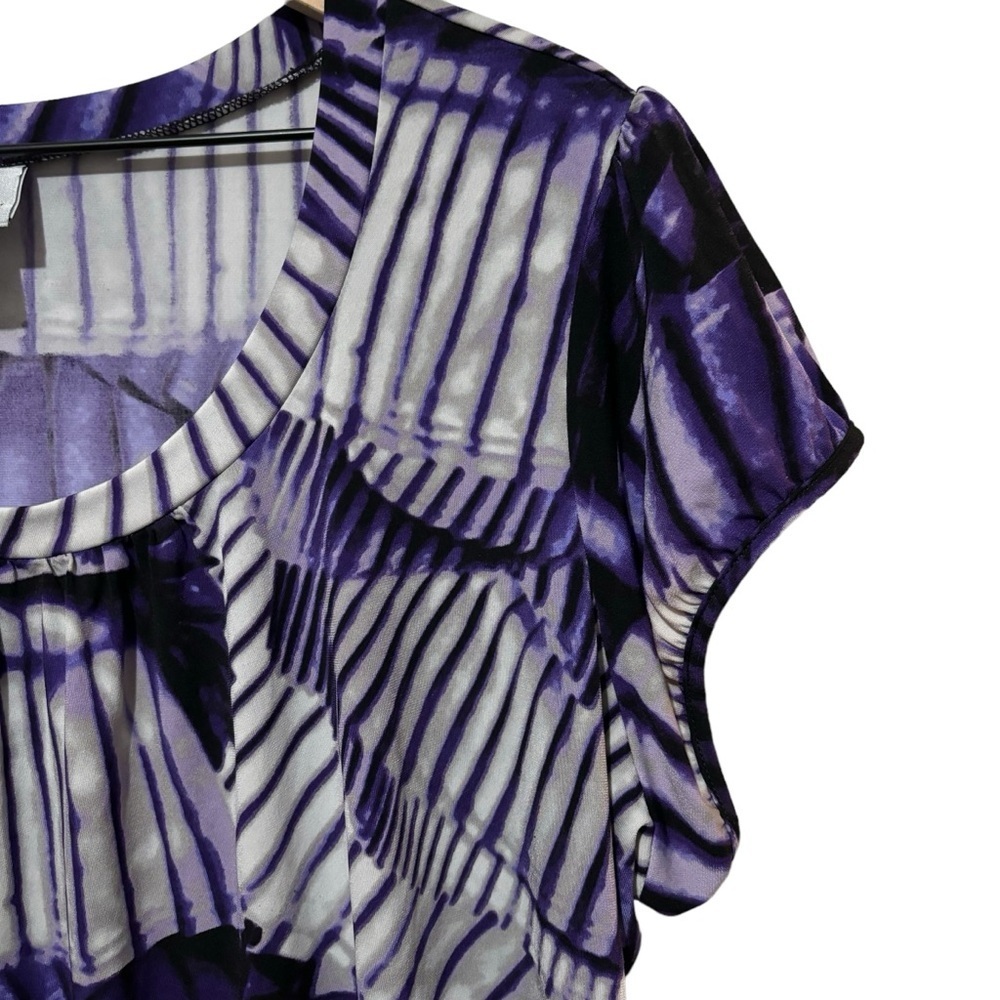 Worthington Woman Stretch Crew Neck Top Women's Size 1X - Picture 5 of 12